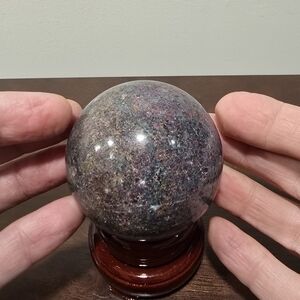 Ruby Kyanite Crystal Sphere #B 59 mm